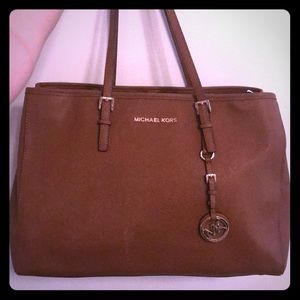 Michael kors Brown jet set tote bag